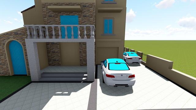 別墅小庭院，精致的花園設(shè)計(jì)，體驗(yàn)簡(jiǎn)潔清爽的田園生活(圖1)